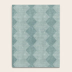 mudcloth diamonds - dusty blue Notebook Gallery Image 4
