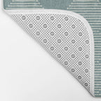 mudcloth diamonds - dusty blue Bath Mat Gallery Image 2