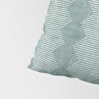 mudcloth diamonds - dusty blue Pillow Sham Gallery Image 4