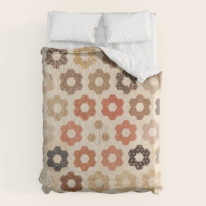 Vintage Multicolor Patchwork Quilt Duvet Cover Gallery Image 6