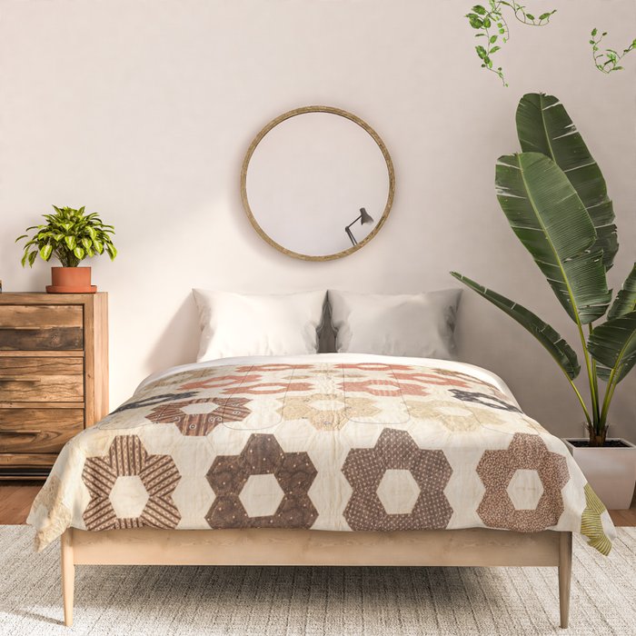 Vintage Multicolor Patchwork Quilt Comforter Gallery Image 3