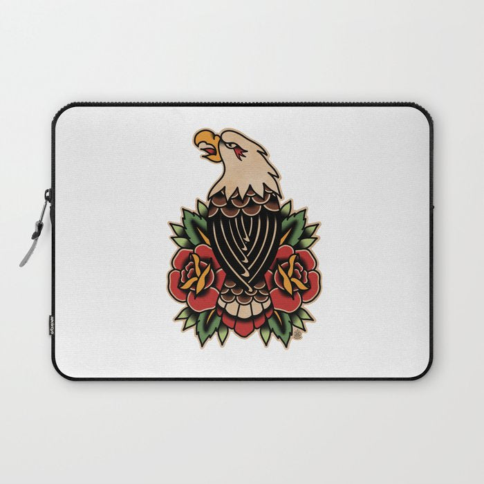 Colour Vintage Eagle Laptop Sleeve Gallery Image 1