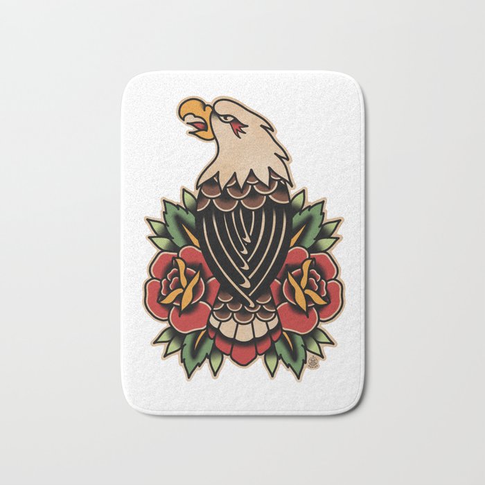 Colour Vintage Eagle Bath Mat Gallery Image 1