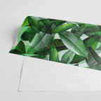 Banana palm leaf tropical jungle green Wrapping Paper Gallery Image 2