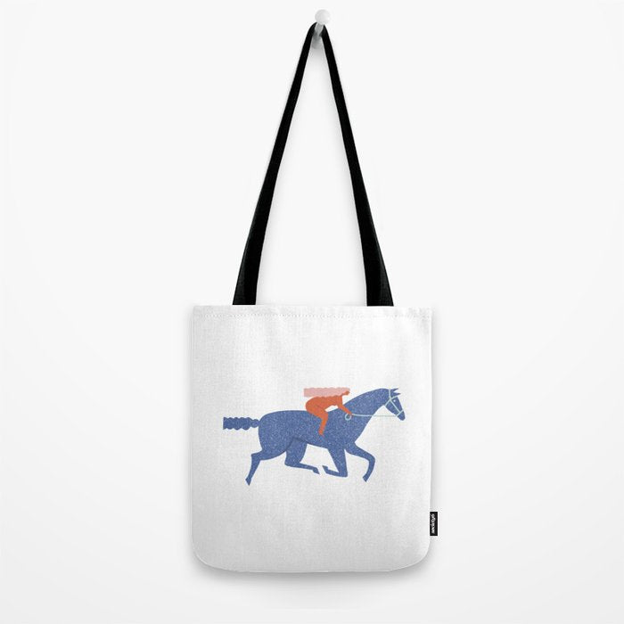 Blue horse Tote Bag Gallery Image 2