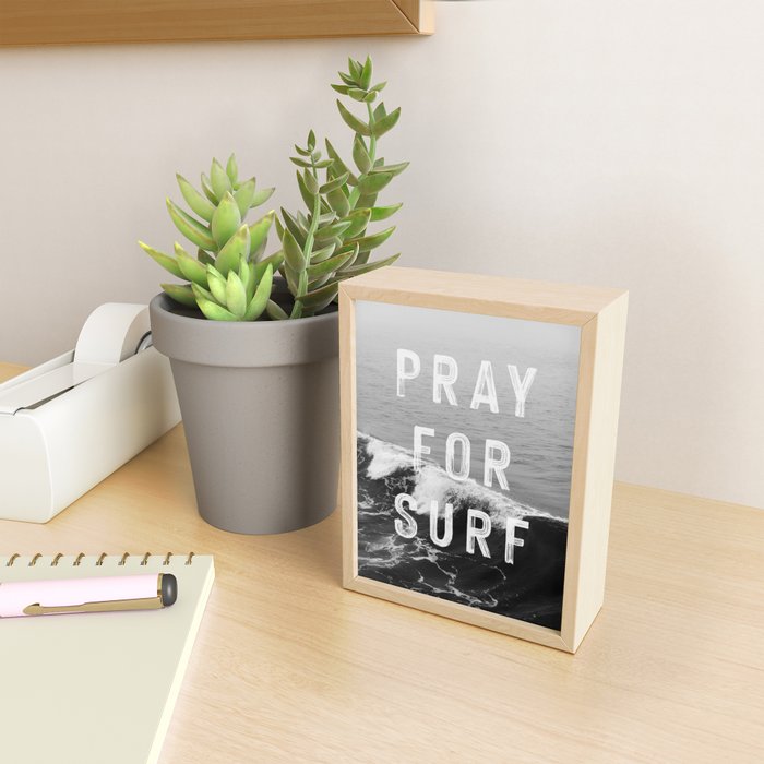 Pray For Surf (Photo) Mini Art Print Gallery Image 2