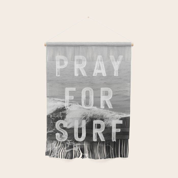 Pray For Surf (Photo) Wall Hanging Gallery Image 1