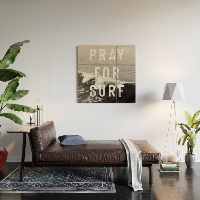 Pray For Surf (Photo) Wood Wall Art Gallery Image 2