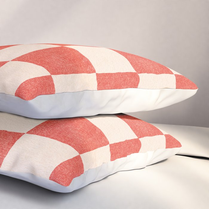 CHECKER - 001 - Cayenne Pillow Sham Gallery Image 3