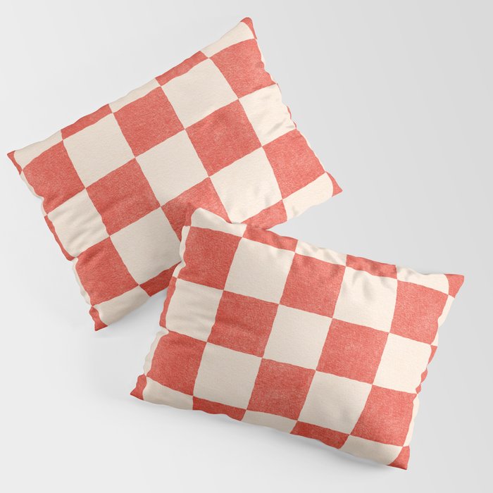 CHECKER - 001 - Cayenne Pillow Sham Gallery Image 1