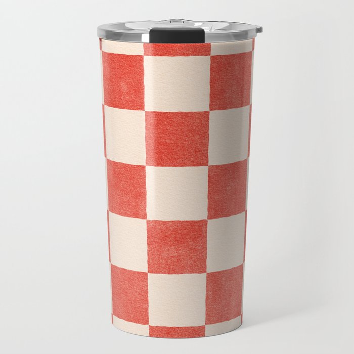 CHECKER - 001 - Cayenne Travel Mug Gallery Image 1