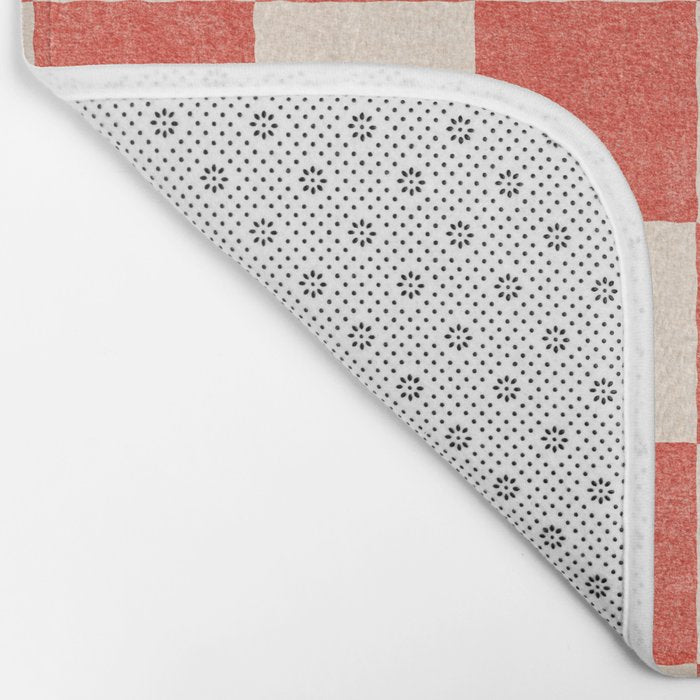 CHECKER - 001 - Cayenne Bath Mat Gallery Image 2