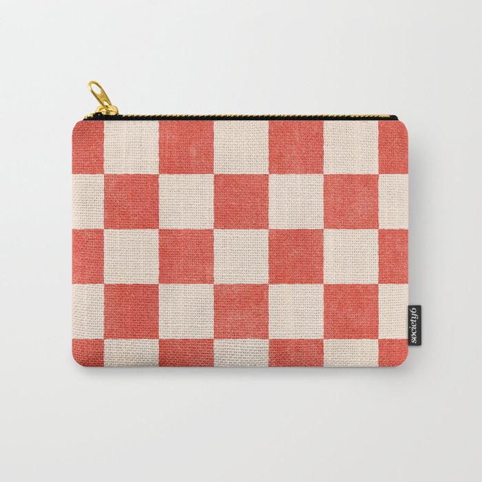 CHECKER - 001 - Cayenne Carry All Pouch Gallery Image 1