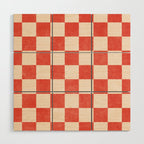 CHECKER - 001 - Cayenne Wood Wall Art Gallery Image 1
