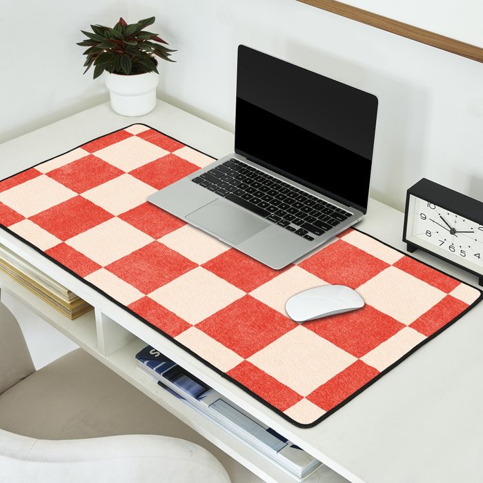 CHECKER - 001 - Cayenne Desk Mat Gallery Image 2