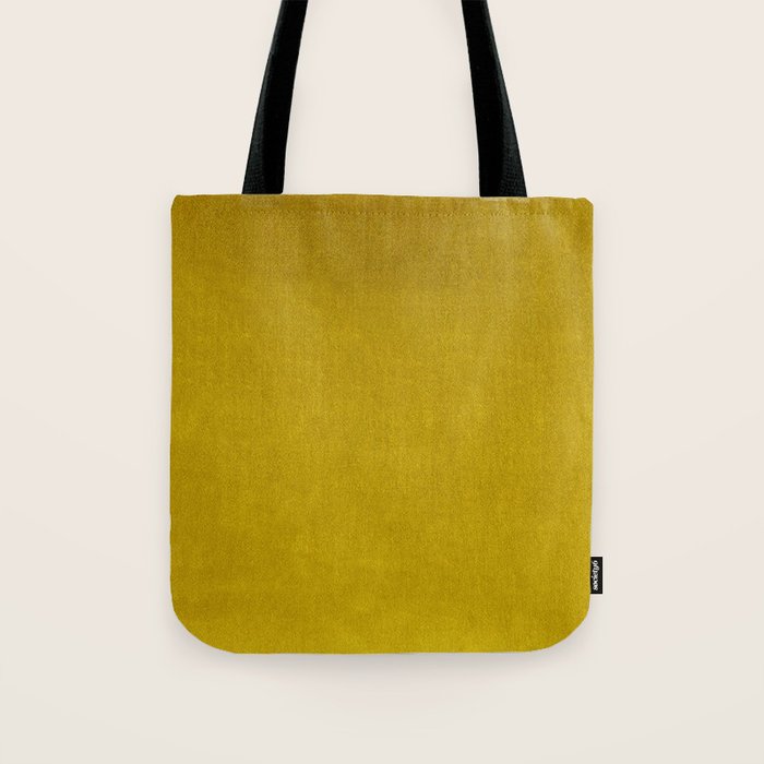 Mustard Velvet Tote Bag Gallery Image 1