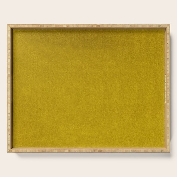 Mustard Velvet Serving Tray Gallery Image 1