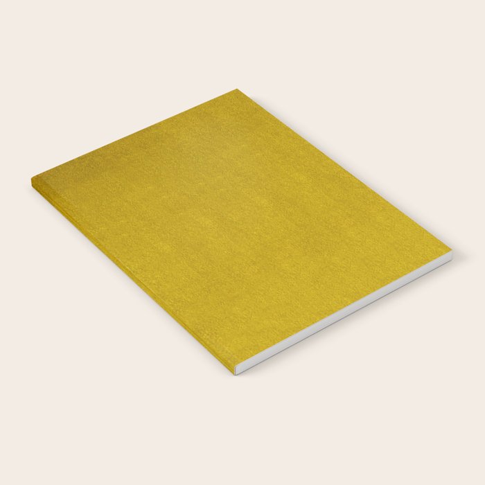 Mustard Velvet Notebook Gallery Image 1