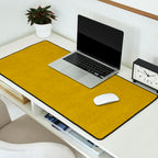Mustard Velvet Desk Mat Gallery Image 2