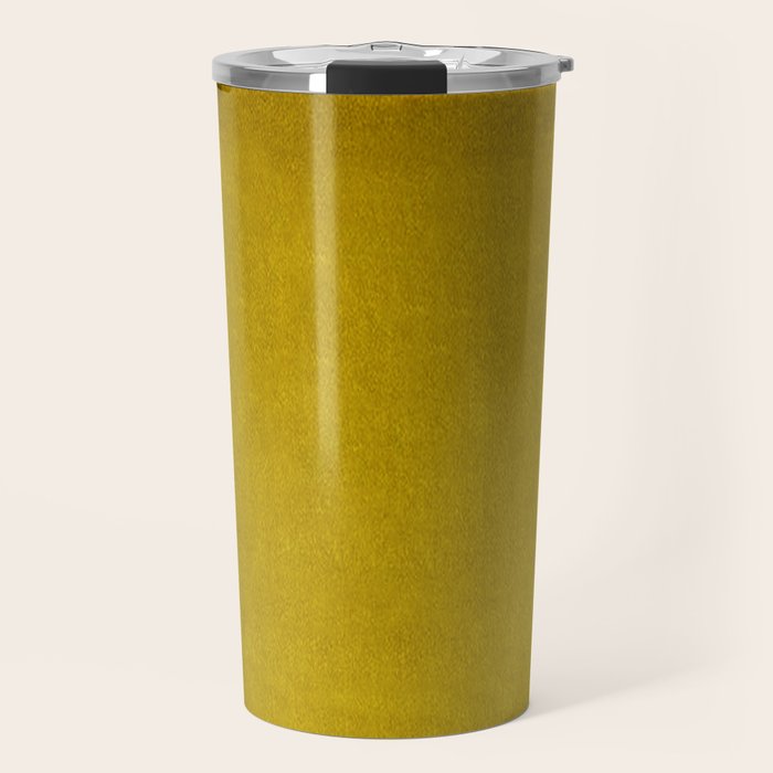 Mustard Velvet Travel Mug Gallery Image 1
