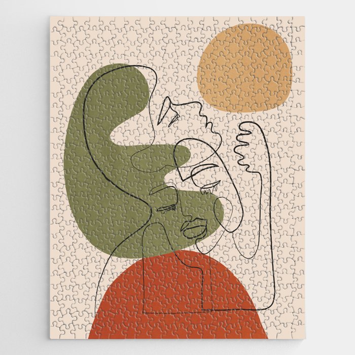 Abstract Faces 1 Jigsaw Puzzle Gallery Image 1