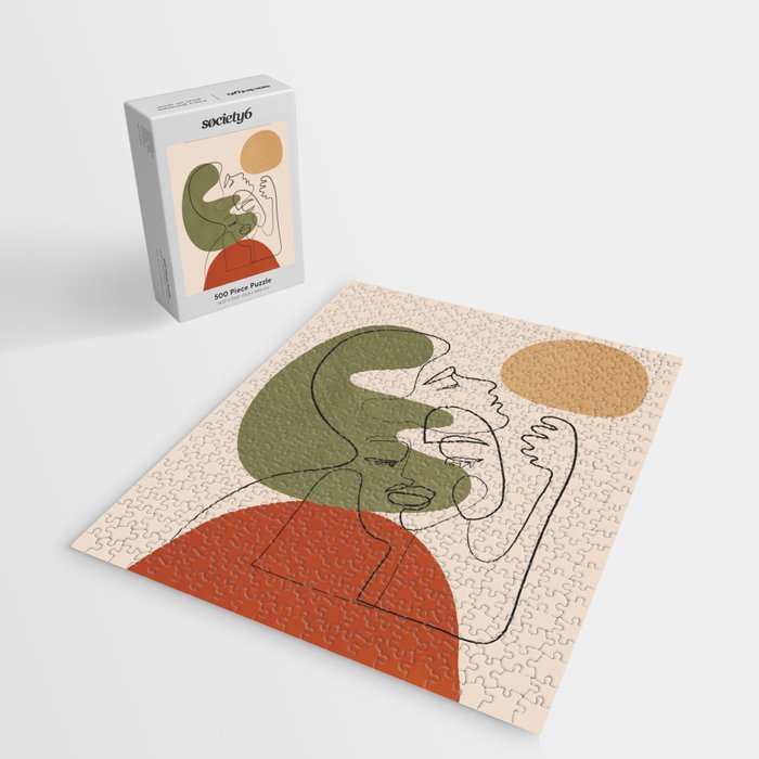 Abstract Faces 1 Jigsaw Puzzle Gallery Image 2