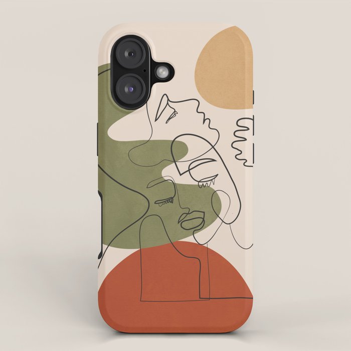 Abstract Faces 1 iPhone Case Gallery Image 1
