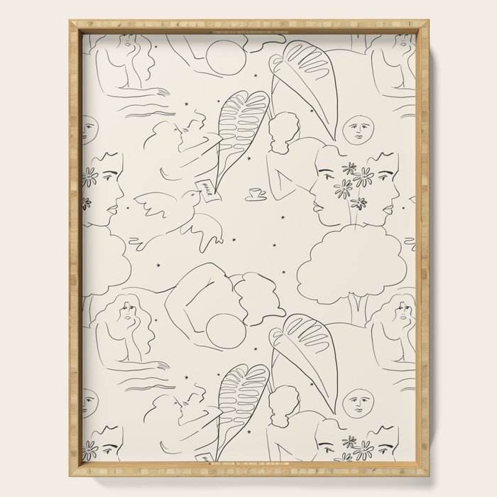 Morning Dreams Serving Tray Gallery Image 1