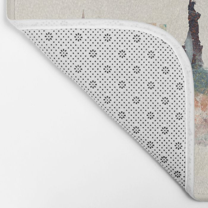 new york city skyline Bath Mat Gallery Image 2