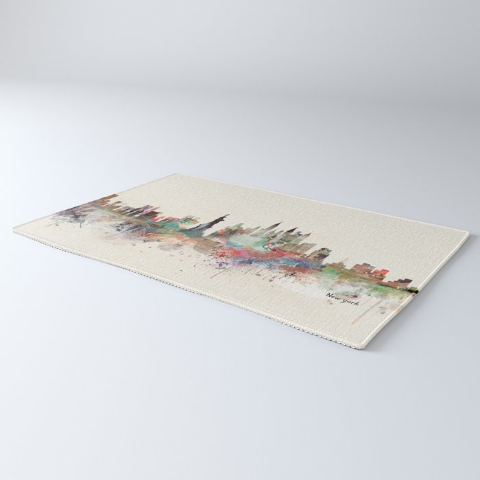 new york city skyline Rug Gallery Image 3