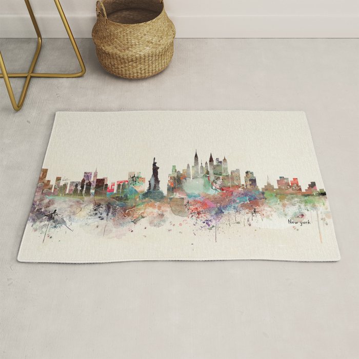 new york city skyline Rug Gallery Image 1