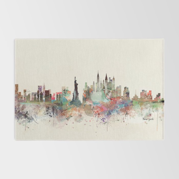 new york city skyline Rug Gallery Image 2