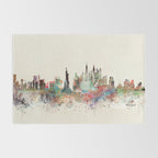 new york city skyline Rug Gallery Image 2