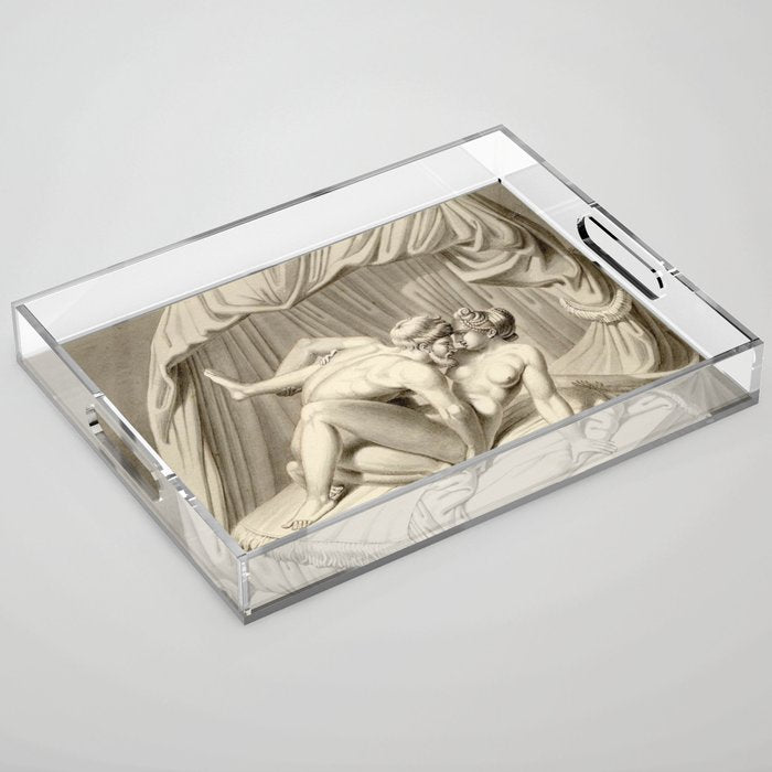 Jean Frédéric Maximilien de Waldeck Erotic Lovers XIV Acrylic Tray Gallery Image 1