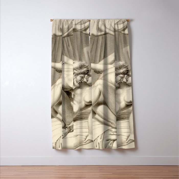 Jean Frédéric Maximilien de Waldeck Erotic Lovers XIV Window Curtain Gallery Image 3