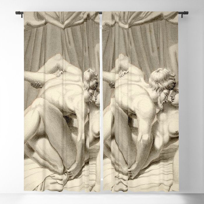 Jean Frédéric Maximilien de Waldeck Erotic Lovers XIV Window Curtain Gallery Image 5