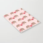 Tortoises love strawberries Notebook Gallery Image 3