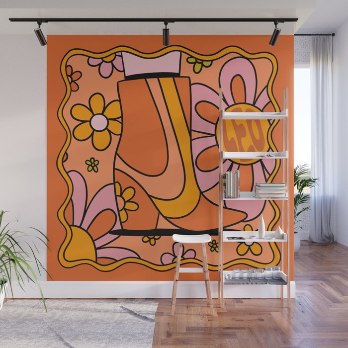 Leo Groovy Wall Mural Gallery Image 1