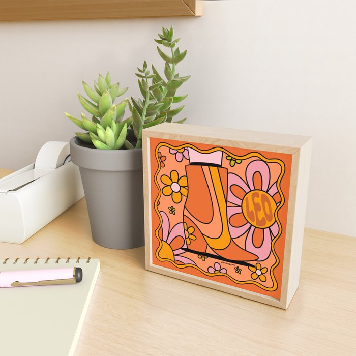 Leo Groovy Mini Art Print Gallery Image 2