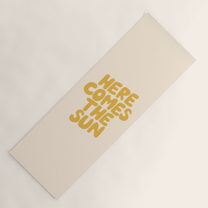 Here Comes the Sun Yoga Mat Gallery Image 1