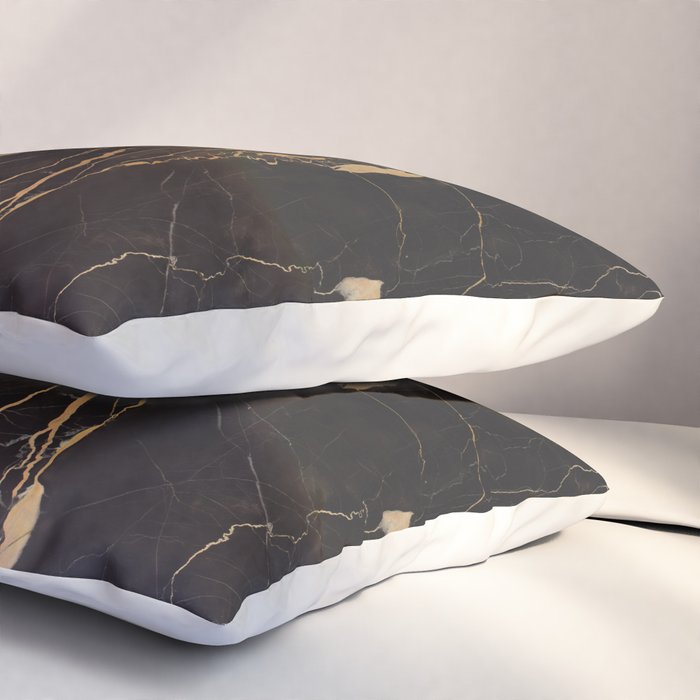 Real Marble Oro Pillow Sham Gallery Image 3