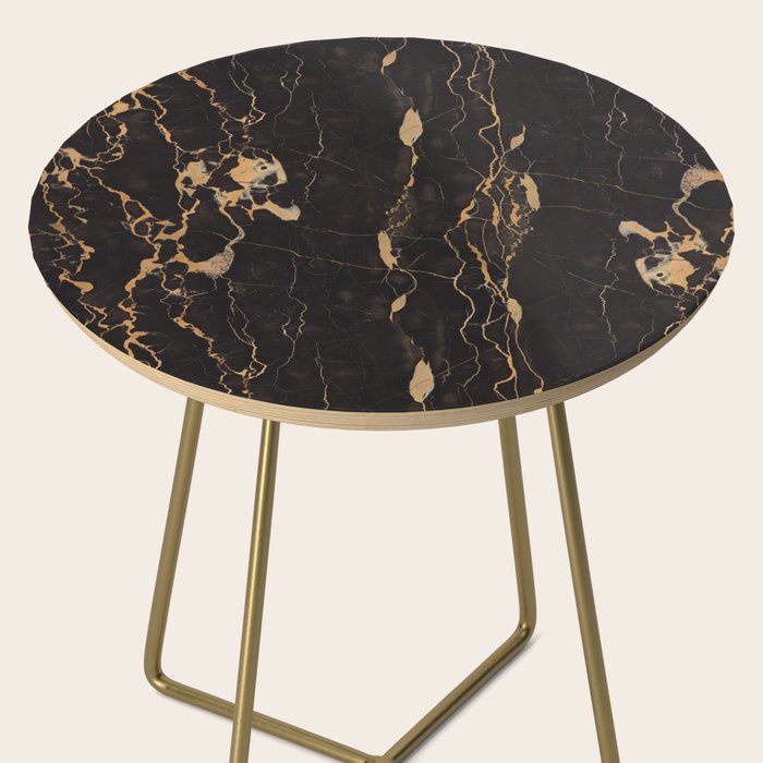 Real Marble Oro Side Table Gallery Image 2