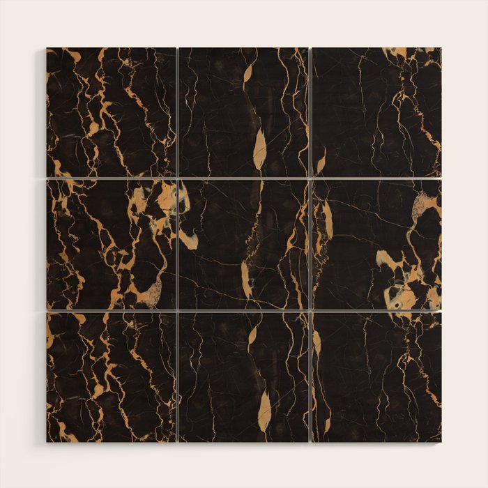 Real Marble Oro Wood Wall Art Gallery Image 1