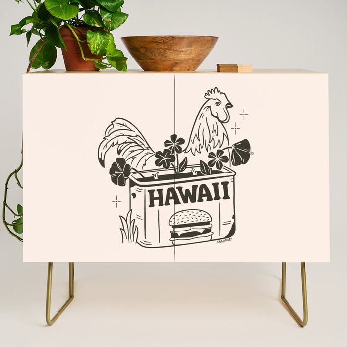 HAWAII (In Cream) Credenza Gallery Image 1