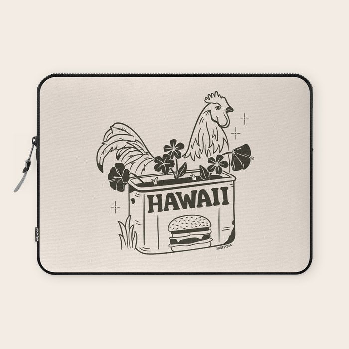 HAWAII (In Cream) Laptop Sleeve Gallery Image 1