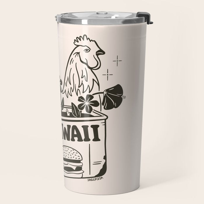 HAWAII (In Cream) Travel Mug Gallery Image 2