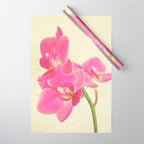 Pink Orchid Wrapping Paper Gallery Image 1