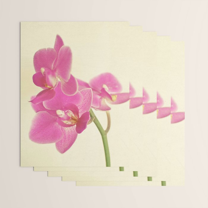 Pink Orchid Wrapping Paper Gallery Image 3