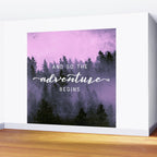 And So The Adventure Begins Pink Forest Wall Mural Gallery Image 2