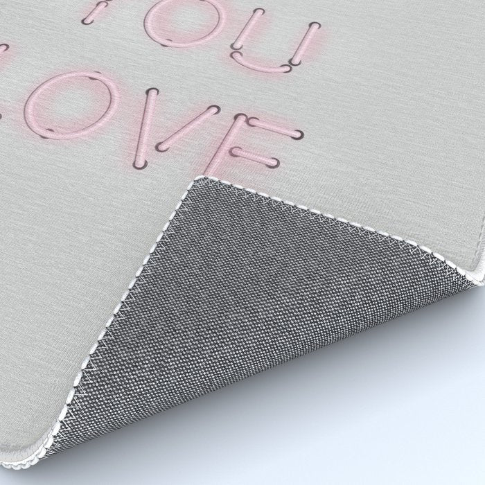 Do what you love, Neon Sign Rug Gallery Image 4